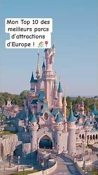 My Top 10 Best Amusement Parks in Europe! 👀📍🎢 #amusementpark