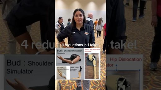 4 Reductions. 1 Take. Zero Patient Risk | Sports Medicine | Medical Simulation | #athleictrainer | The world’s first reduction technique task trainers!