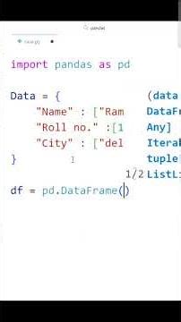 Save Data to CSV in 10 Seconds ⚡ (Pandas Trick!) #pandas #coding #datascience #python #programming