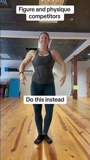 Figure and women’s physique posing tip #bodybuilding #womensphysique #posingtips