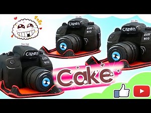 How To Make 3D Camera Birthday Cake Step By Step | Canon Camera Cake Recipe