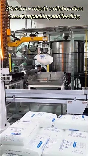 Carbon Powder Automatic Bag Opening Robot – Dust-Free Debagging System