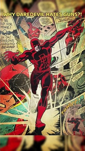 Why Daredevil Refuses to Use Guns (Marvel Comics Explained)#shorts