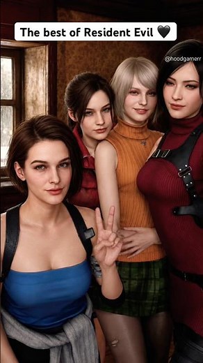 Resident Evil Girls above Every Game Character 🖤 #residentevil4life #residentevil #gaming