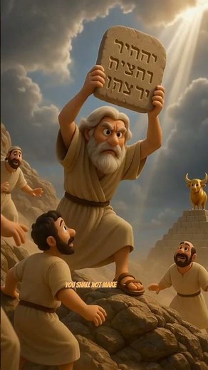MOSES Shares the TEN Commandments #history #bible