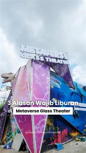 METAVERSE JATIMPARK 1 on Instagram: "3 Alasan Kenapa Kamu Wajib Liburan Kesini 😍 Dapatkan pengalaman yang tak terlupakan dalam menjelajah 6 dunia virtual yang mengagumkan bersama Metaverse Glass Theater. Kunjungi @metaverse.jatimpark1 sekarang juga ! #MetaverseGlassTheater #MetaverseJatimpark1 #Jatimpark1 #jatimparksatu"