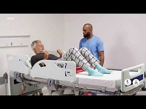 Repositioning in bed - Turning onto side in bed - Active patient | Patient Handling​ | Arjo Global