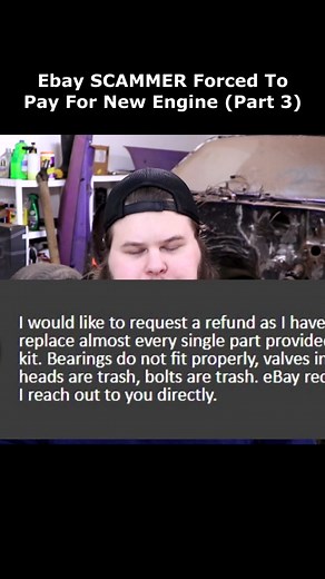Ebay SCAMMER Forced To Pay For New Engine (Part 3) #engine #rebuild #scam