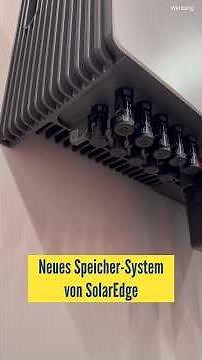 New SolarEdge PV energy storage system with 20kW output & backup #photovoltaics #storage #solaredge