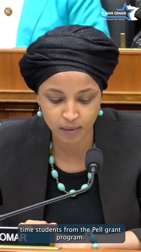 267K views · 10K reactions | Excluding part-time students from the Pell Grant Program will do nothing to improve educational outcomes in this country or boost the economy. That’s why I introduced an amendment to ensure the program is protected for the roughly 912,000 part-time students across our country who rely on Pell Grants to access higher-education. | Rep. Ilhan Omar | Facebook