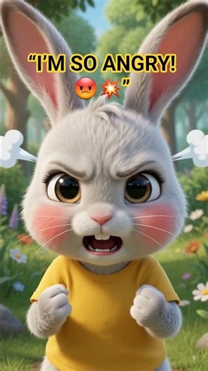 😡💥 THE ANGRY RABBIT !” #shortsforkids