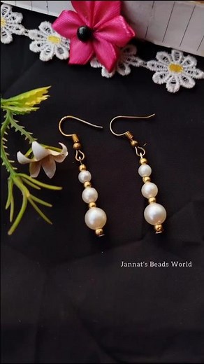 DIY Earrings Tutorial | Easy Handmade Jewelry Ideas ✨ | Jannat’s Beads World