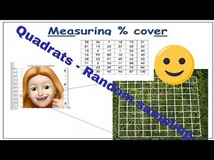 Biodiversity of two lawns - random sampling using quadrats.