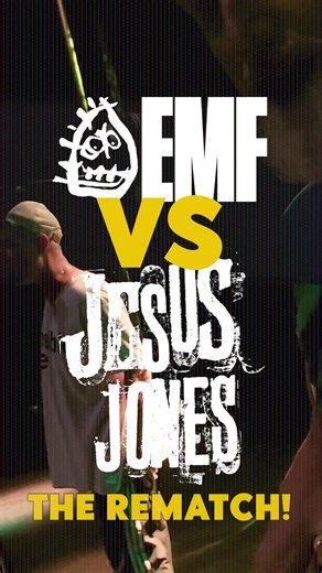 7.1K views · 229 reactions | Six weeks to go until our rematch with Jesus Jones! Tickets for all shows available on our website at: https://emf-theband.com/shows | EMF | Facebook