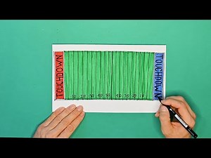 How to draw an American football field