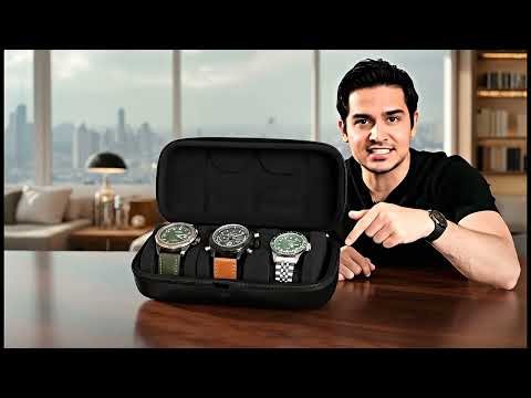 “I stopped throwing my watches in my bag. This travel case keeps them safe and clean. Link below.