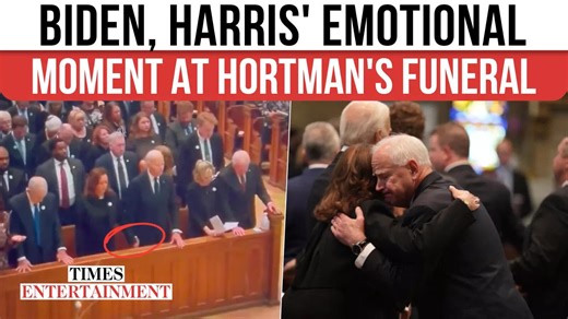 Joe Biden & Harris Join Thousands At Rep Melissa Hortman’s Funeral