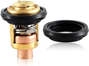 Thermostat with Gasket Compatible with Johnson Evinrude 5-235 HP Outboard Motors Replace#: 5005440 8330720 777260