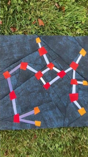 Sagittarius Constellation Quilt Block Reveal! | Foundation Paper Piecing #foundationpaperpiecing