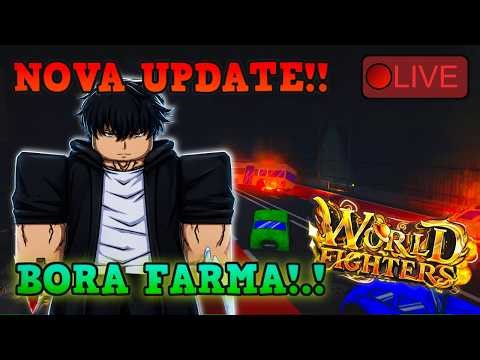 NOVA UPDATE DO WORLD FIGHTERS! AJUDANDO TRIAL MEDIUM 15 E RAID 30!🔥USE CODE NA UGPHONE: pedro7
