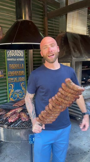 Choripan BBQ and Street Food in Buenos Aires Argentina