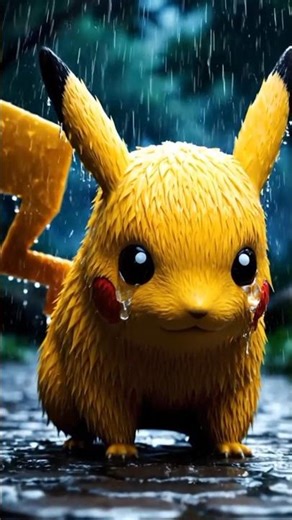 🌧️ Pikachu Emotional Story (Short Story)#Pikachu#EmotionalStory#SadPikachu#PokemonLove#HeartTouchi