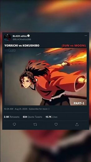 Yoriichi vs Kokushibo 😱🔥 | Strongest Brothers Clash #Shorts #animeedit #demonslayer #fyp
