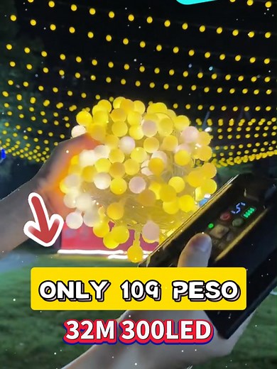 Only ₱109.00 - 229.00 for Outdoor Solar Led String Light Garland Festoon Led Lights Waterproof Christmas 7M 12M 22M 32M! #ledlight #christmaslights #goodthing #light #fyp #christmaslight #christmasdecor #buy1take1 #TikTokShop11PaskongPanalo #christmasdecorations #TikTokShop #solarstringlights #solarlightoutdoor #like #solarlightsoutdoor #xmass #trendingvideo #trend #share #solarlights