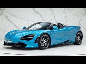 2020 McLaren 720S Spider Performance - Belize Blue - Walkaround & Interior [4K]