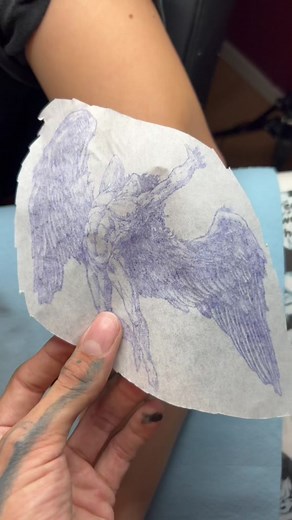 Fallen Angel Tattoo Ideas with Led Zeppelin Influence