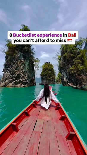 8 bucket list experiences in Bali you cannot afford to miss! 🌴✨ From sunrise adventures, beach vibes, jungle escapes, to waterfall chills and unforgettable sunsets — Bali is pure magic! 💫✈️ #BaliBucketList #ExploreBali #BaliAdventures #WanderlustBali #TravelGoals #OnceInALifetime #IslandVibes #AdventureAwaits #BaliDiaries #TravelInspiration | Holidays Crowd