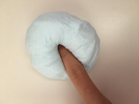 DIY Fluffy Slime without Shaving Cream!?! //No borax, liquid starch, detergent
