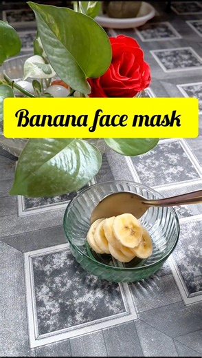 Best Banana face mask for dry skin #glowingskin #skincare #banana #faceglow