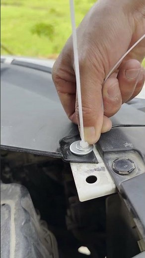Simple Car Repair: How to Secure Parts with Zip Ties