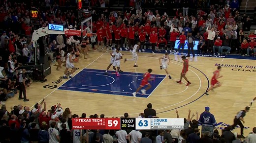 CHRISTIAN ANDERSON 😤 We are on a 10-0 run with 10:02 left in the second half. | Red Raider Basketball