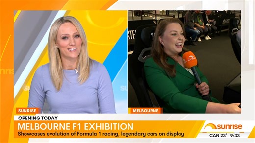 Melbourne F1 exhibition showcases the evolution of Formula 1 racing as legendary cars are on display. #Formula1 #Melbourne #exhibition #racing | Sunrise