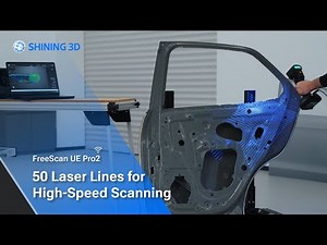 FreeScan UE Pro2: 50 Laser Lines for High-Speed Scanning