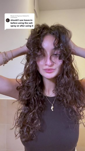 Beach Curls: Sea Salt Spray vs. Leave-in Conditioner for 2c/3a Curls