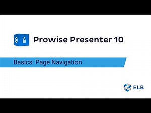 Prowise Presenter 10 Basics: Page Navigation