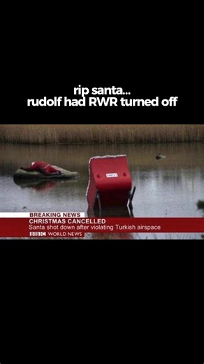 Christmas cancelled, Santa shot down after violating foreign airspace… 🚀 Link in bio for merch & accessories 📸: @ #military #engineering #militarytech #aircraft #aerospace