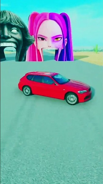 Cars of Different Sizes vs Abby Saga, 67 & Mira 🚗💥 | Extreme Driving Simulation