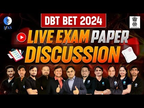 DBT BET 2024 | Live Exam Paper Discussion | IFAS