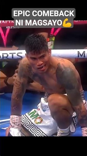 Magsayo COMEBACK WIN💪 #shorts #boxing #magsayo