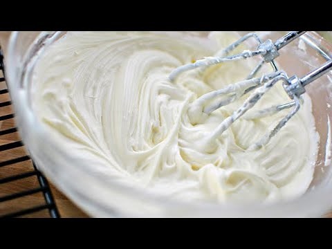 Chantilly cream for covering cakes | How to prepare whipped cream |