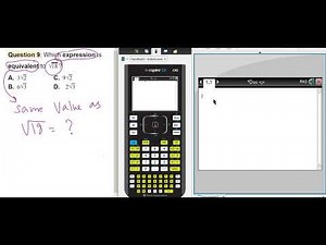 Simplifying Square root number using TI-Nspire