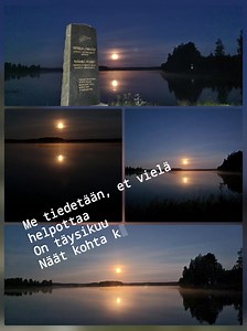Mitä, mitä... Aikaisin nukkumaan kun väsyttää... No, mikä parasta kun herää yöllä ja on täysikuu. Sitten vaan lähteä pienelle lenkille 🥱😎❤️ Ikuistamaan kaunista Korpijärveä 🤗 | Pirjo Lammi