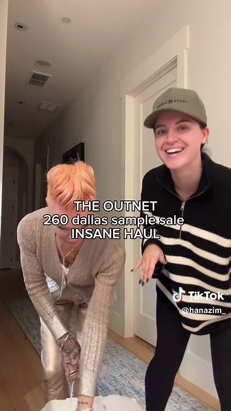 The OUTNET sample sale in Dallas is INSANE!!! 🤍 Tomorrow’s the last day I highly recommend checking it out if you haven’t already 🛍️ @TheOutnet @260SampleSale #theoutnet #260samplesale #260dallas #samplesalehaul #samplesalefinds