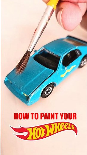 How to paint a custom HOT WHEELS diecast car