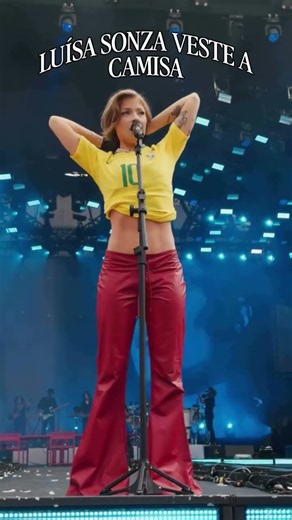 🔥Luísa Sonza veste camisa do Brasil e dispara: “a gente tá com medo, mas vai com medo mesmo!”🔥