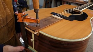 Is this bridge saddle in the right place?